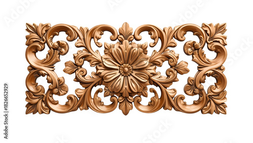 wooden carved ornament