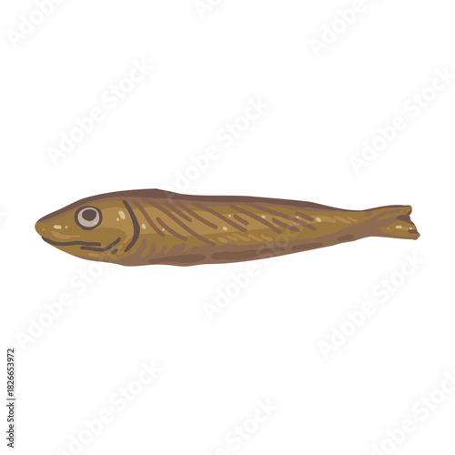 田作り（ごまめ）の単体イラスト