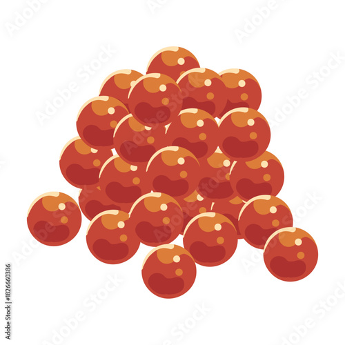 イクラのイラスト