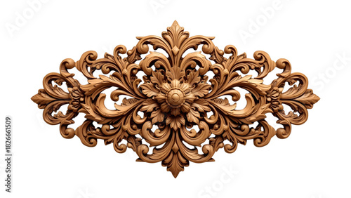 old wood carving ornament