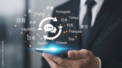 Global Communication and Translation App Concept
