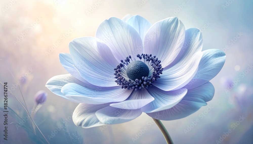 Obraz premium Pastel Anemone Harmony