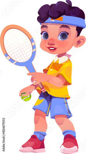 Boy Tennis Player