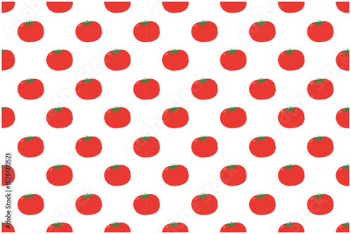 トマト　パターン背景