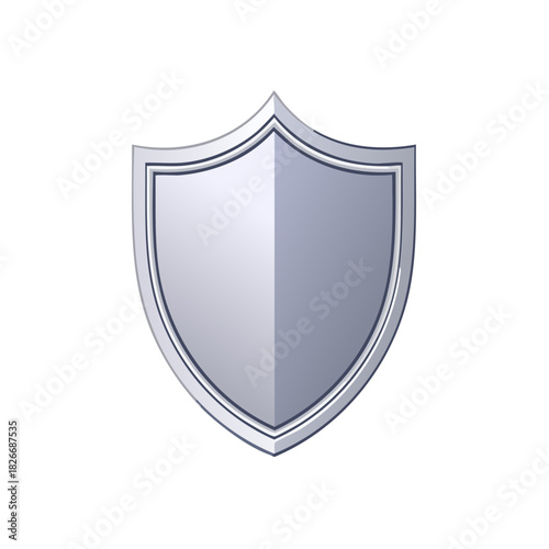 Free Download Silver Metal Shield Emblem Symbol Security Assurance Protection Badge Safeguard - GFXLoad
