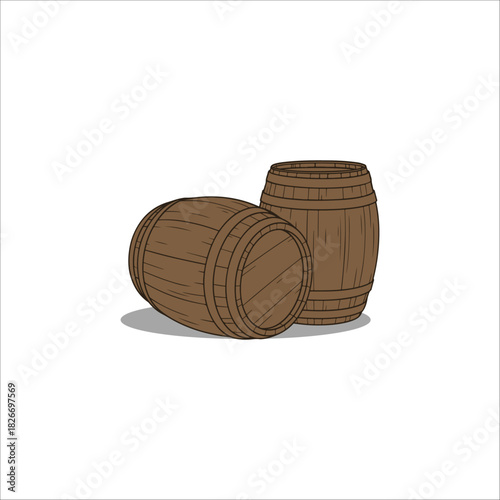 barrel drawing artwork handmade illustration