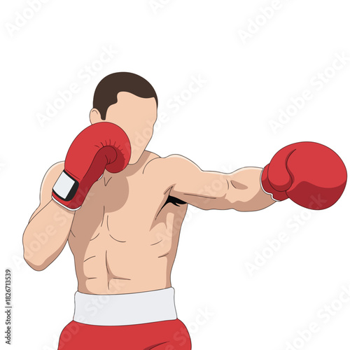 a teenager boxing
