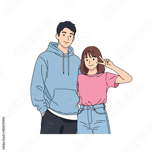 an artist posing during a photoshoot