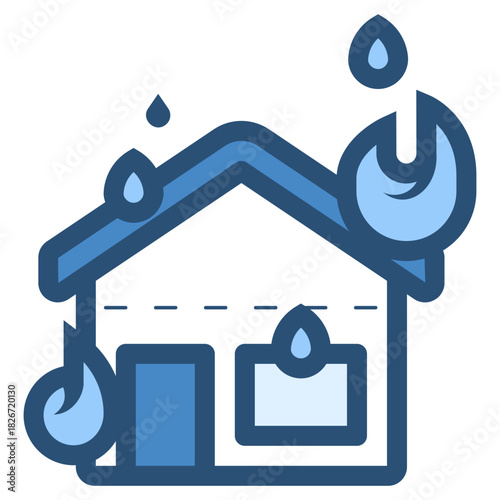 house fire by arson icon