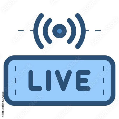 live streaming icon