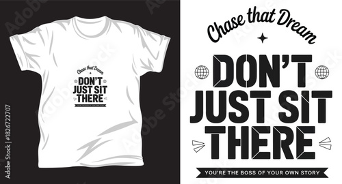 Literature graphic vector T shirt design print.