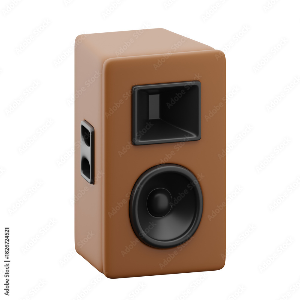 Obraz premium Speaker audio 3d illustration
