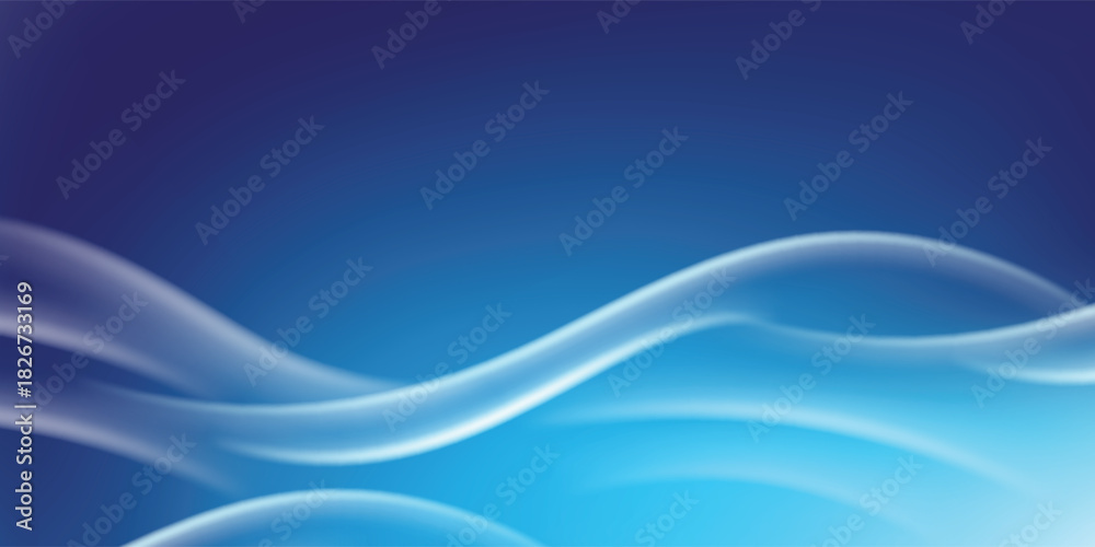 Obraz premium smooth abstract blue high-tech background. smooth blue spotlight background