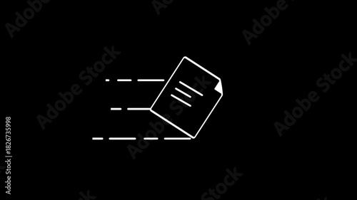 A digital transaction slip icon illustrating secure financial exchanges designed to prevent manipulation, maintain traceability, and support reliable 