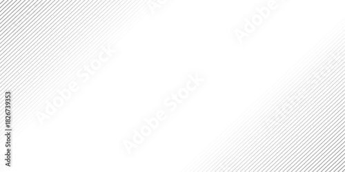 Diagonal Precision: Silver Line Gradient Array on Pure White Backdrop, Evoking Minimalist Design and Technological Precision for Sleek, Contemporary Visuals and Modern Elegance