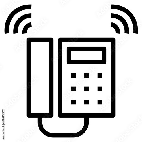 Landline Telephone Icon