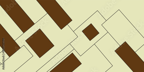 Abstract Geometric Pattern generative computational art illustration