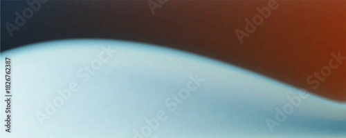 Grainy noisy texture brown orange blue poster background dark moody teal turquoise aquamarine grunge retro backdrop design smooth color gradient banner