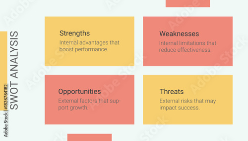 Modern SWOT Analysis Infographic Design