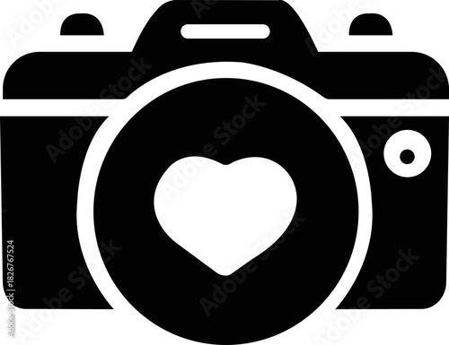 Camera icon. Photo camera in flat style Photo camera vector icon isolated. Photography camera line art icon for apps and websites. Photo camera icon in different style. Vector illustrator.