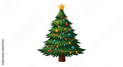 Festive christmas design with decorative elements and holiday cheer