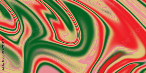 Abstract color background in impressionism style of multicolored liquid colors. Orange teal digital marbling. Abstract marbled texture. Liquid paint abstraction.