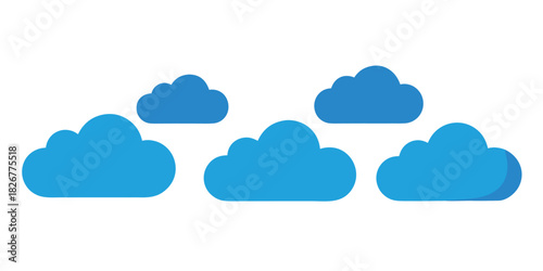 Simple Cloud Border or Footer Element