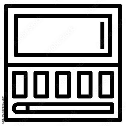 Makeup Palette and Brush