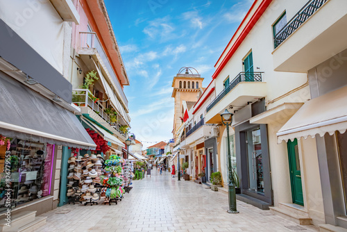 Fototapeta Naklejka Na Ścianę i Meble -  Street in Argostoli