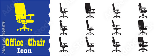 Set of Cctv security camera icon, Cctv security camera Black vector collection