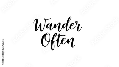 Inspiring wanderlust quote for travel lovers and adventure seekers, encouraging exploration and freedom with elegant typography on a clean white background