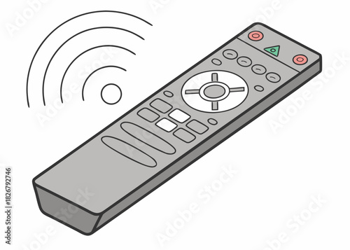 Effortlessly control your entertainment with this sleek remote, ensuring ultimate relaxation and convenience in your modern home or office setting