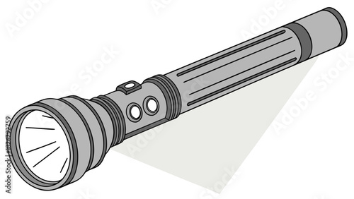 Reliable flashlight shines bright, perfect for camping adventures, emergency preparedness, and exploring the unknown, providing safety and illumination