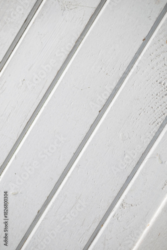 White painted floor in the room