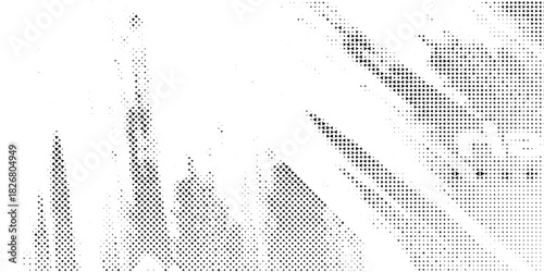 Halftone triangle dots. Triangle halftone pattern. Suit for banner, web, brochure, pamflet and presentation