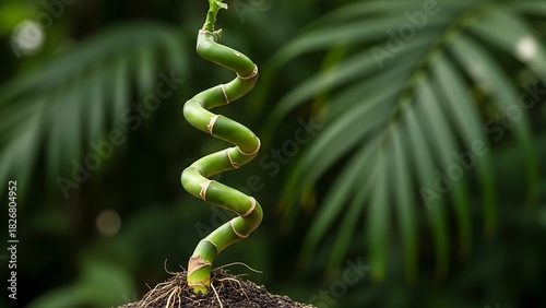 bamboo shoots that twist beautifully