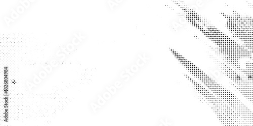 Halftone triangle dots. Triangle halftone pattern. Modern Trendy design in Vector Illustration
