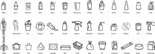 💅 Vector icon set illustration of nail polish and manicure signs for web design