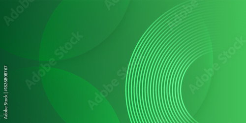 Colorful papercut abstract 3D background with gradient green square pattern. Modern Trendy design in Vector Illustration