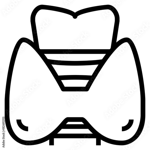 Human Thyroid Gland Icon