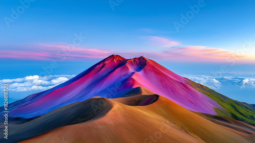 Aerial Shot of Mount Etna S...