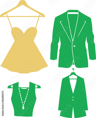 Line art illustration depicting concepts of business partnership, charitable giving, love, agreement, and the exchange of gifts. Vector