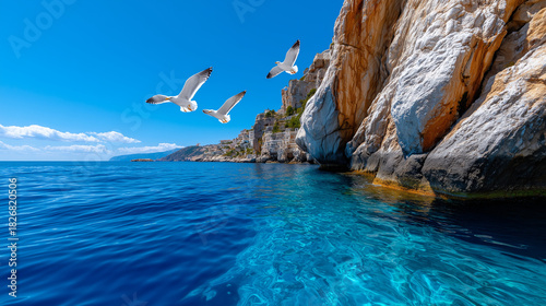 Dramatic Limestone Cliffs R...
