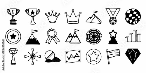 A collection of hand-drawn doodle-style medical and healthcare icons, including a stethoscope, ambulance, and heart symbol, isolated on a white background