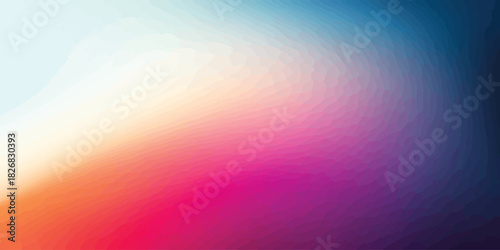 Soft colorful abstract blurred gradient background design