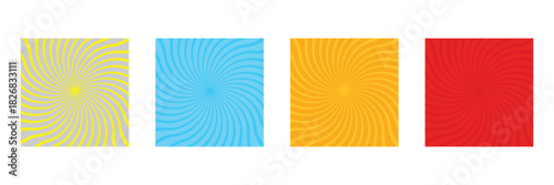 Comics rays background with halftones. Big Bam or Sunlight. Abstract comic background with halftone dots design. Retro wallpaper. Vector illustration set .Vector illustration. EPS 10 .