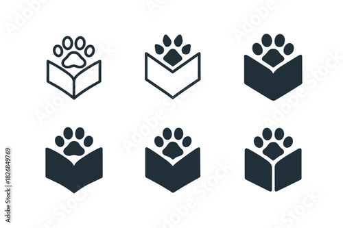 Breeder Logo Variations. Breeder. Icon set. Set Logo of Breeder: Breeding Records. harmonious logo variations of the same emblematic concept, each with