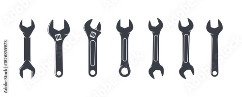 Wrench Icon set
