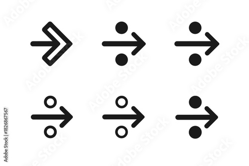 Catalyst Logo Variations. catalyst. Icon set. Set Logo of catalyst: reaction arrow. harmonious logo variations of the same emblematic concept, each with