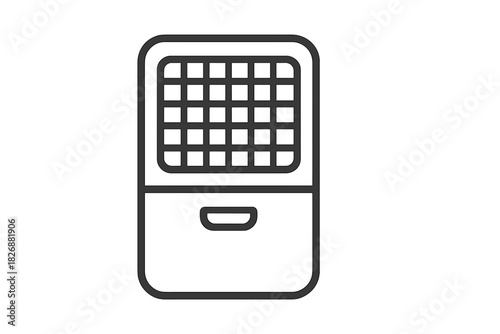 Portable evaporative air cooler or swamp cooler device for indoor climate control